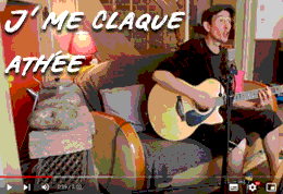 Clip J me claque athee - Jean Caron
